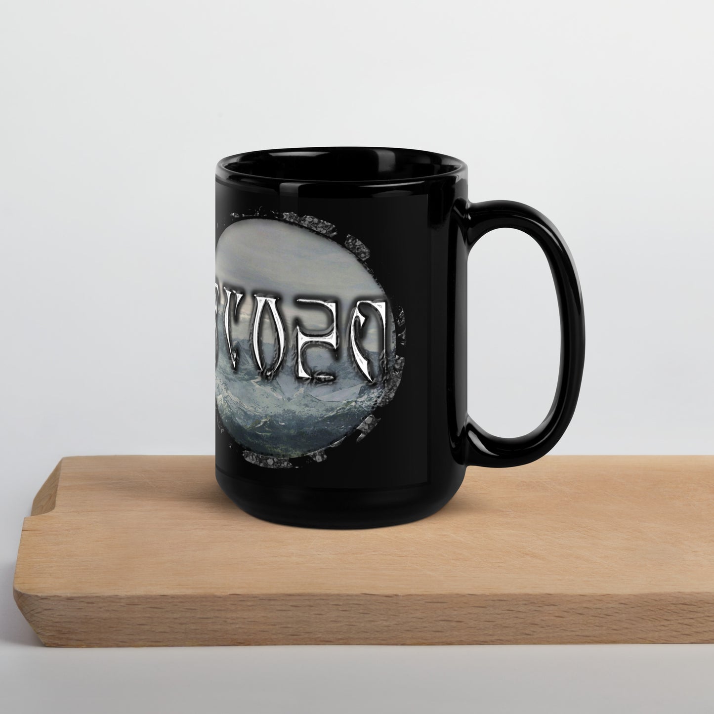 Tundra Collection™ — Daedric Edition™ Black Glossy Mug