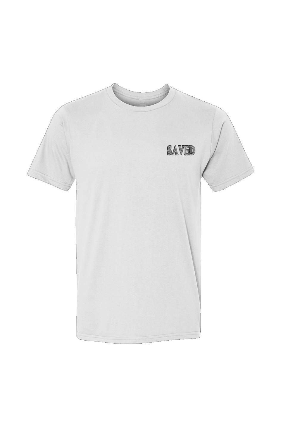 SAVED Collection™ — Romans 12:9 Crossback™ USA-Made Ringspun T-Shirt