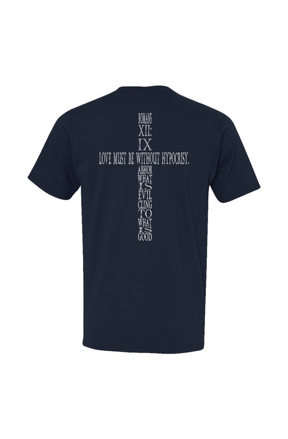 SAVED Collection™ — Romans 12:9 Crossback™ USA-Mad