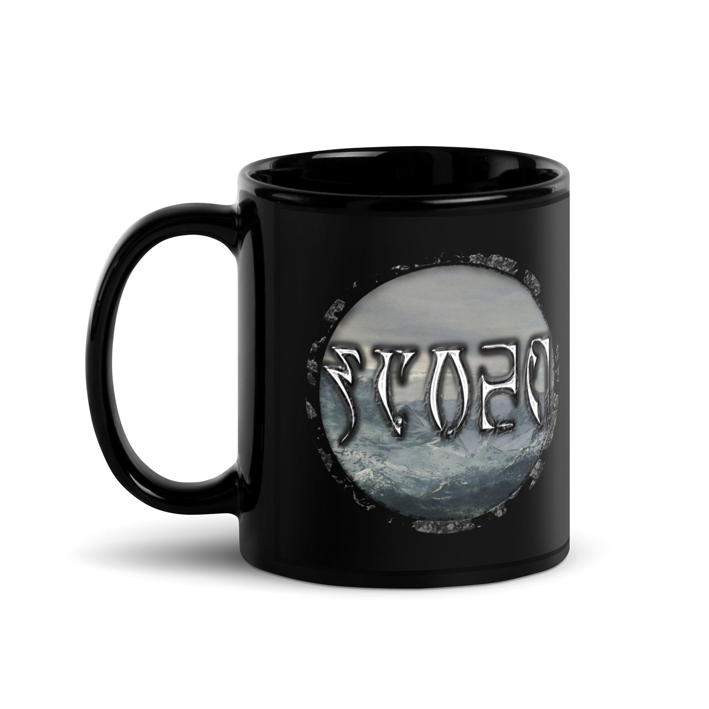 Tundra Collection™ — Daedric Edition™ Black Glossy Mug