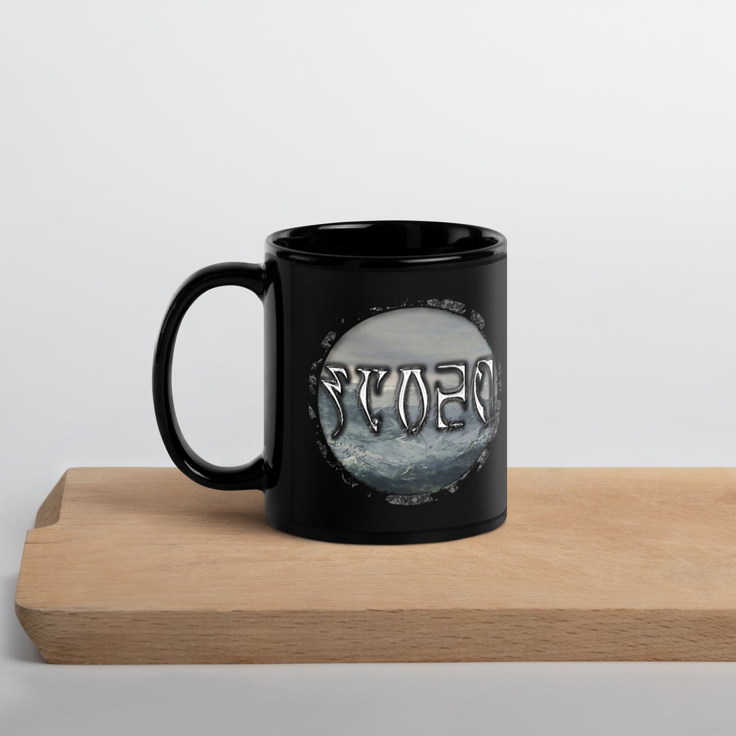 Tundra Collection™ — Daedric Edition™ Black Glossy Mug