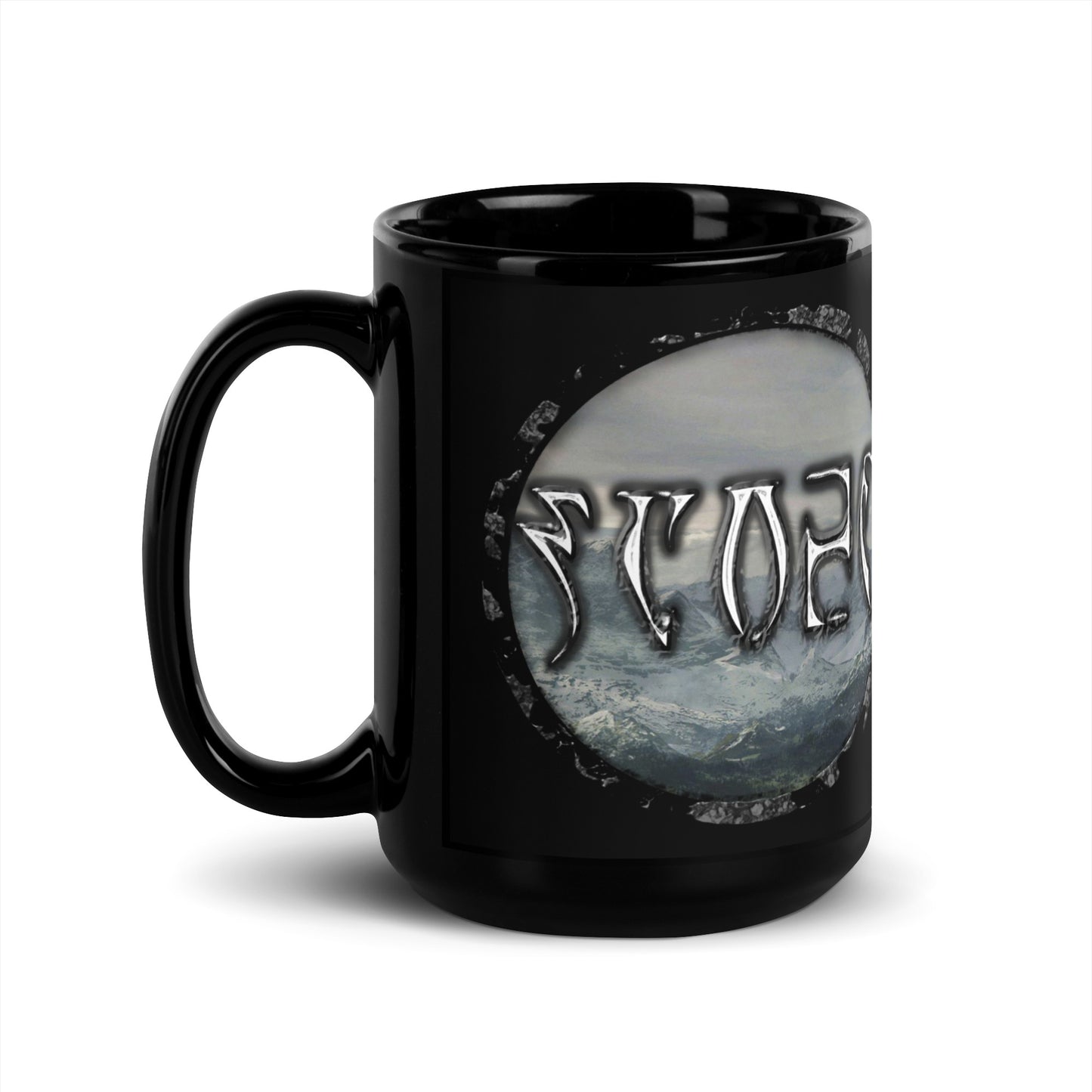 Tundra Collection™ — Daedric Edition™ Black Glossy Mug