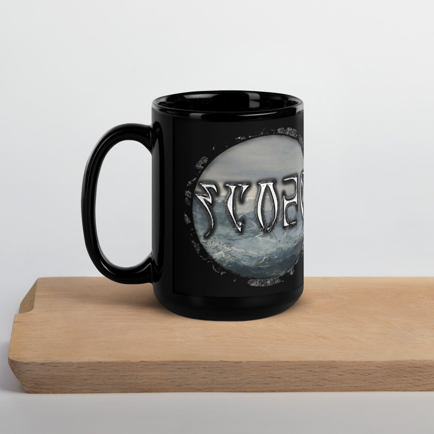 Tundra Collection™ — Daedric Edition™ Black Glossy Mug