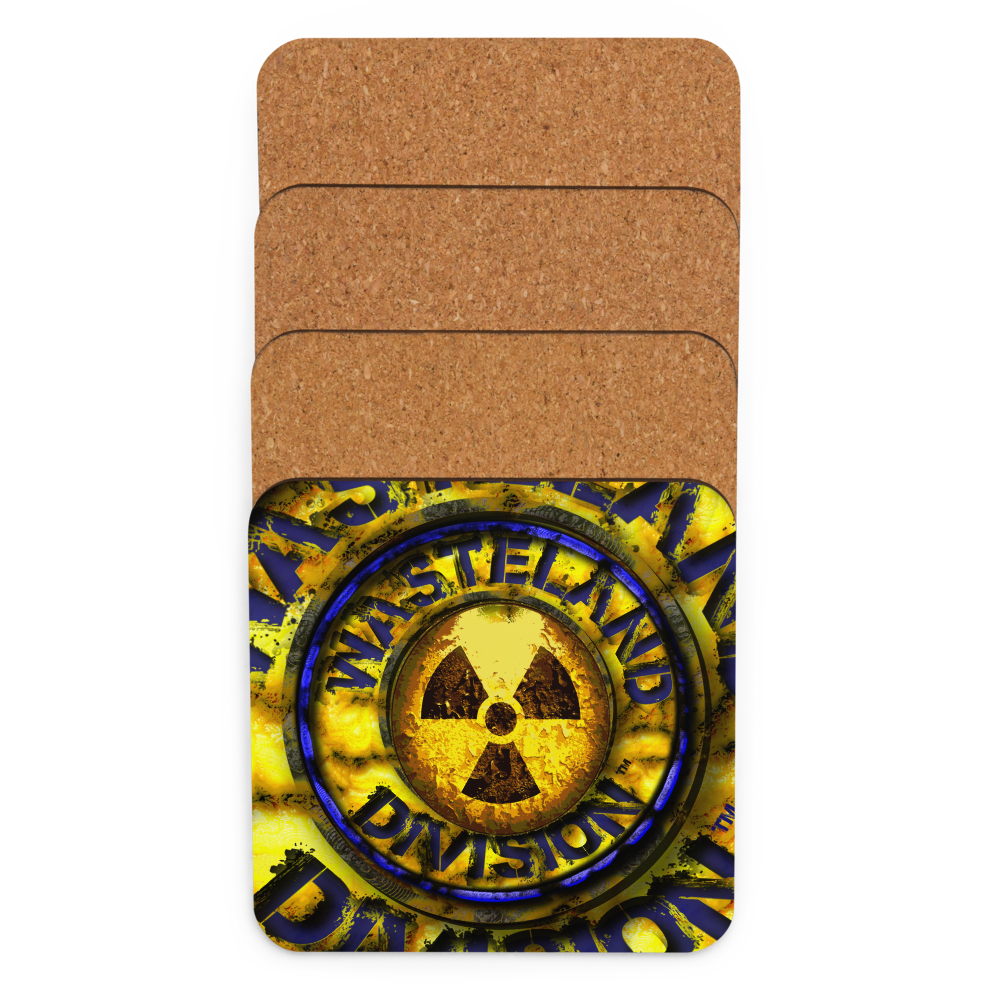Wasteland Division™ — OG Emblem Cork-Back Coaster