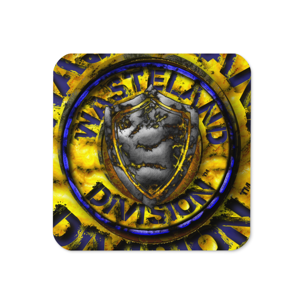 Wasteland Division™ — Security Corps Cork-Back Coaster