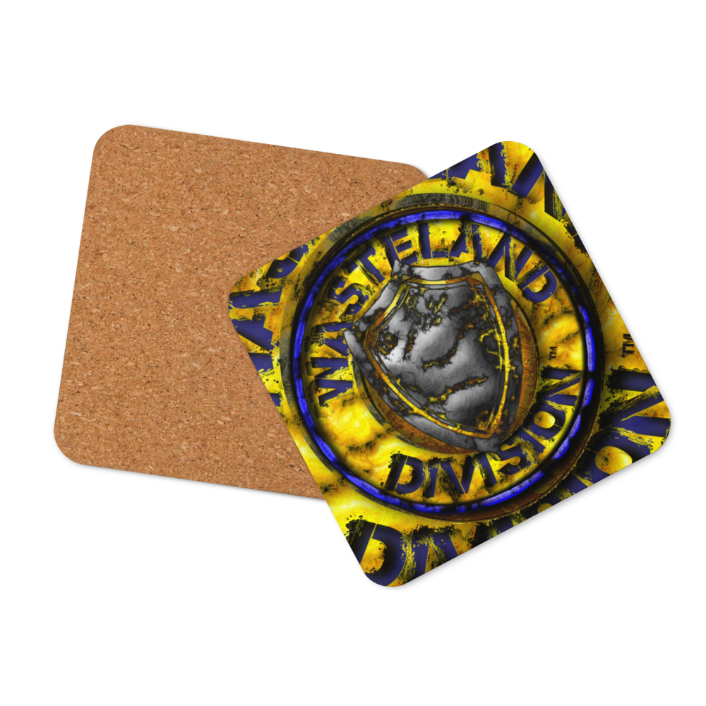 Wasteland Division™ — Security Corps Cork-Back Coaster