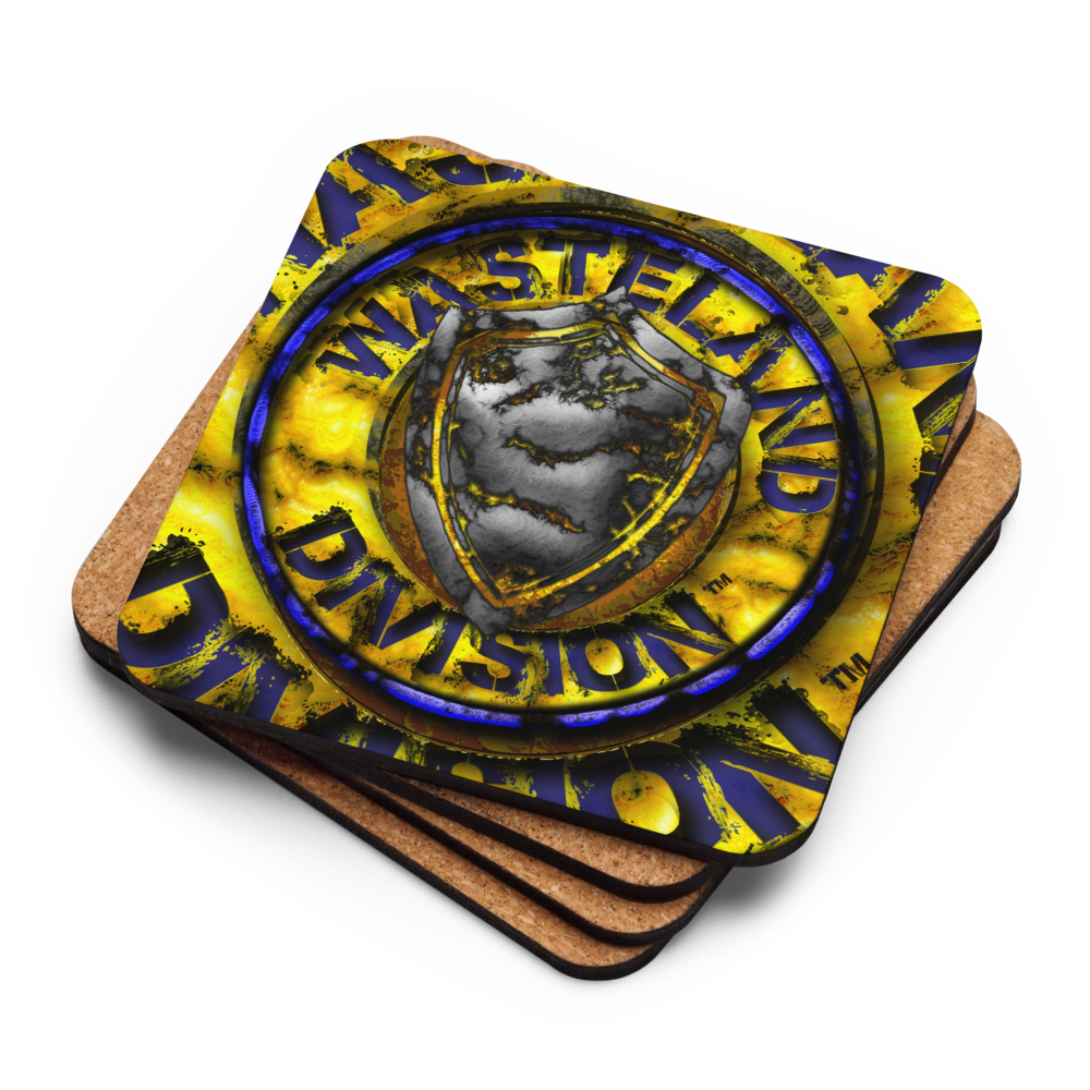 Wasteland Division™ — Security Corps Cork-Back Coaster