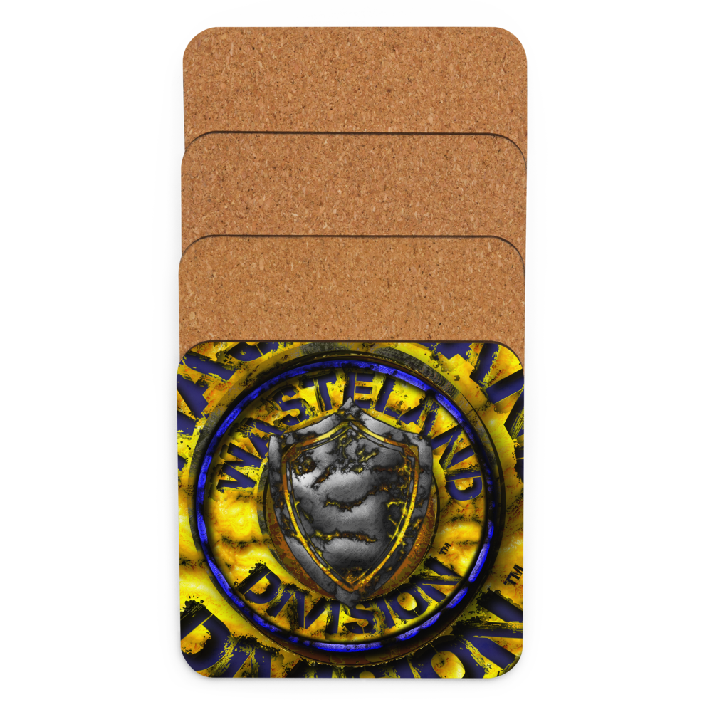 Wasteland Division™ — Security Corps Cork-Back Coaster