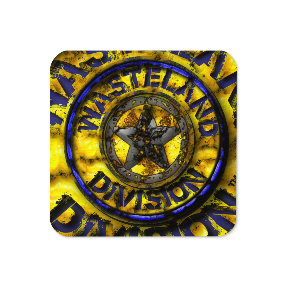 Wasteland Division™ — Commander Corps Cork-Back Coaster