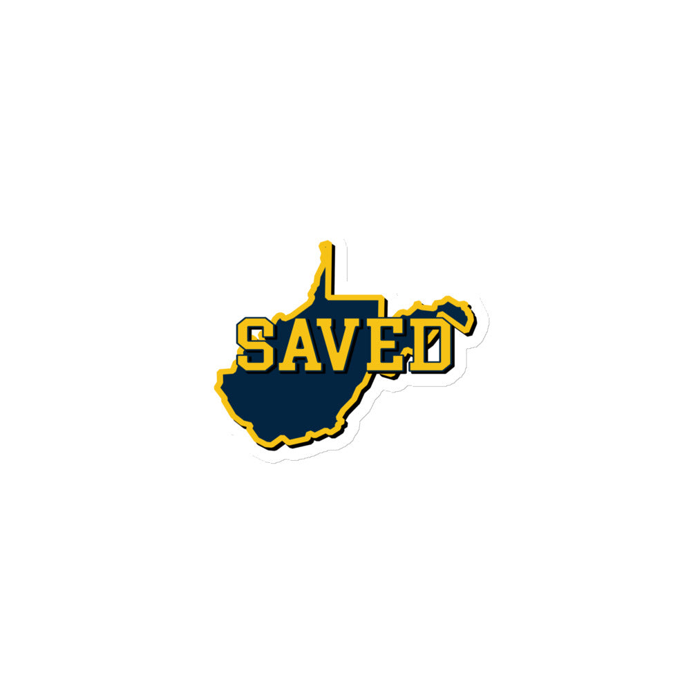 West Virginia Collection™ — SAVED Magnet | Faith & Freedom Edition