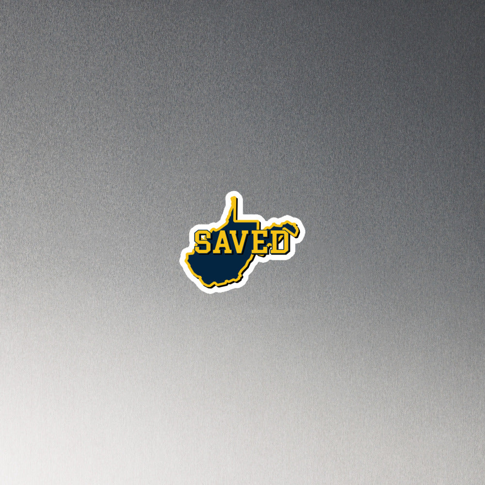 West Virginia Collection™ — SAVED Magnet | Faith & Freedom Edition