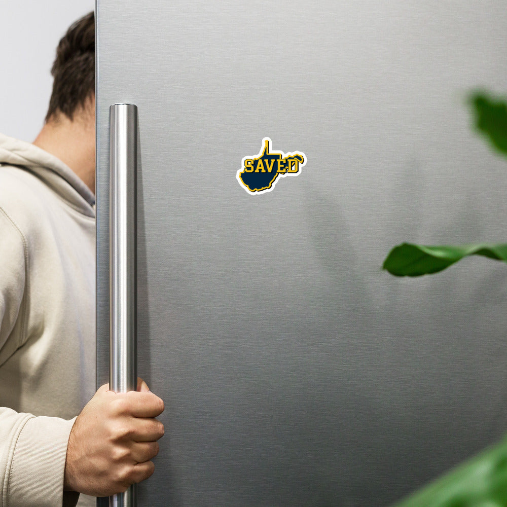 West Virginia Collection™ — SAVED Magnet | Faith & Freedom Edition