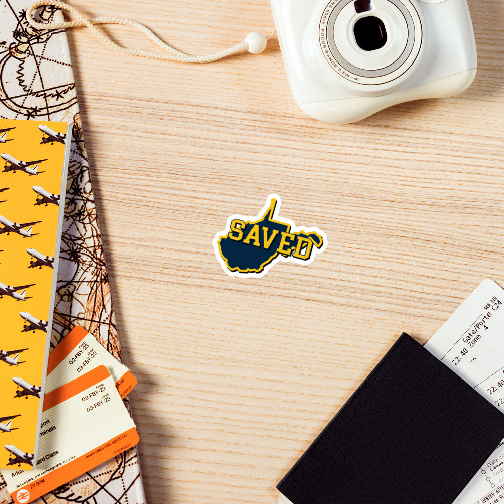 West Virginia Collection™ — SAVED Magnet | Faith & Freedom Edition