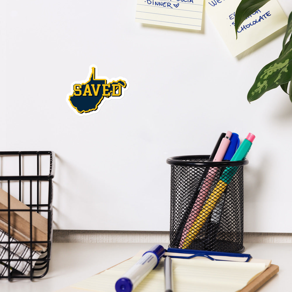 West Virginia Collection™ — SAVED Magnet | Faith & Freedom Edition