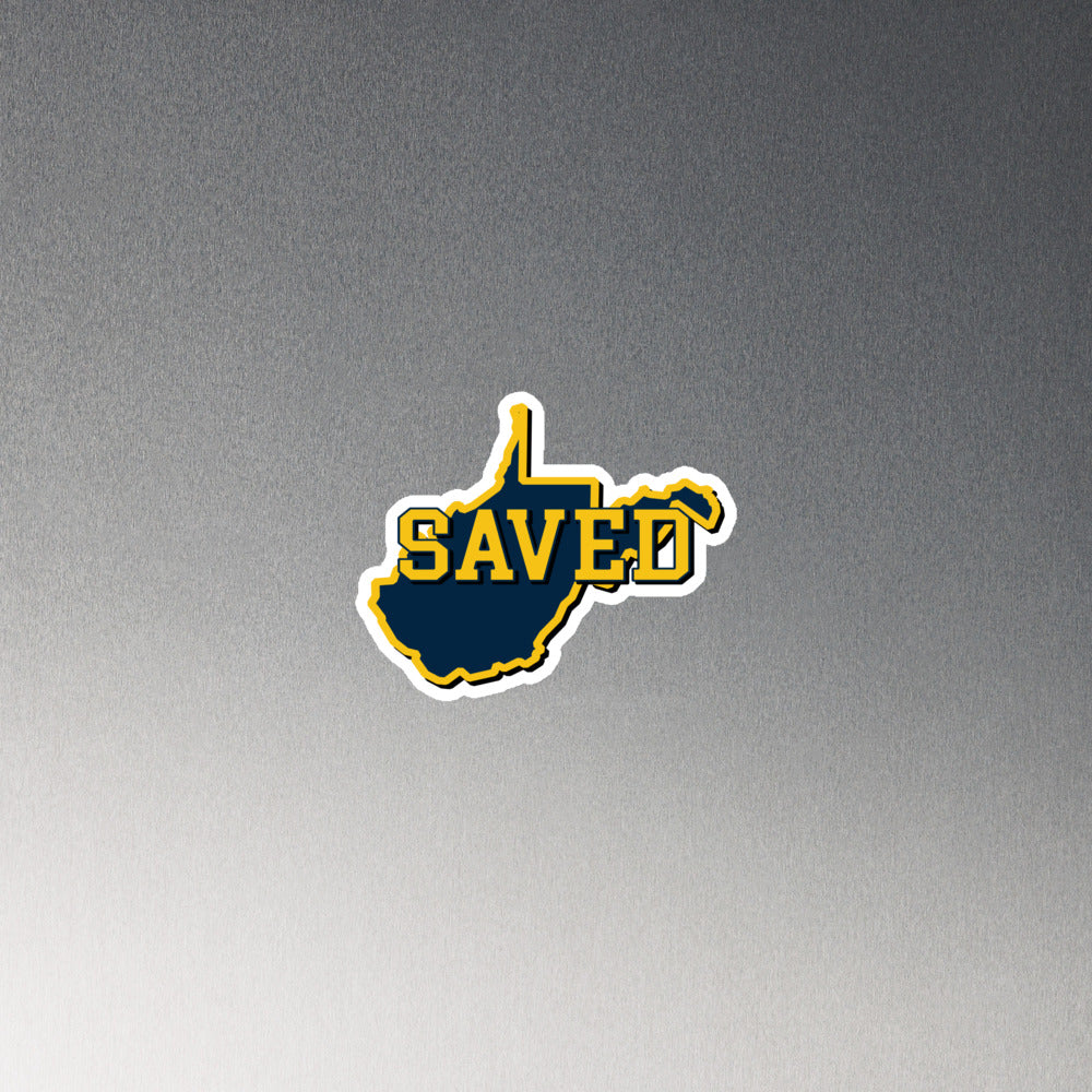 West Virginia Collection™ — SAVED Magnet | Faith & Freedom Edition