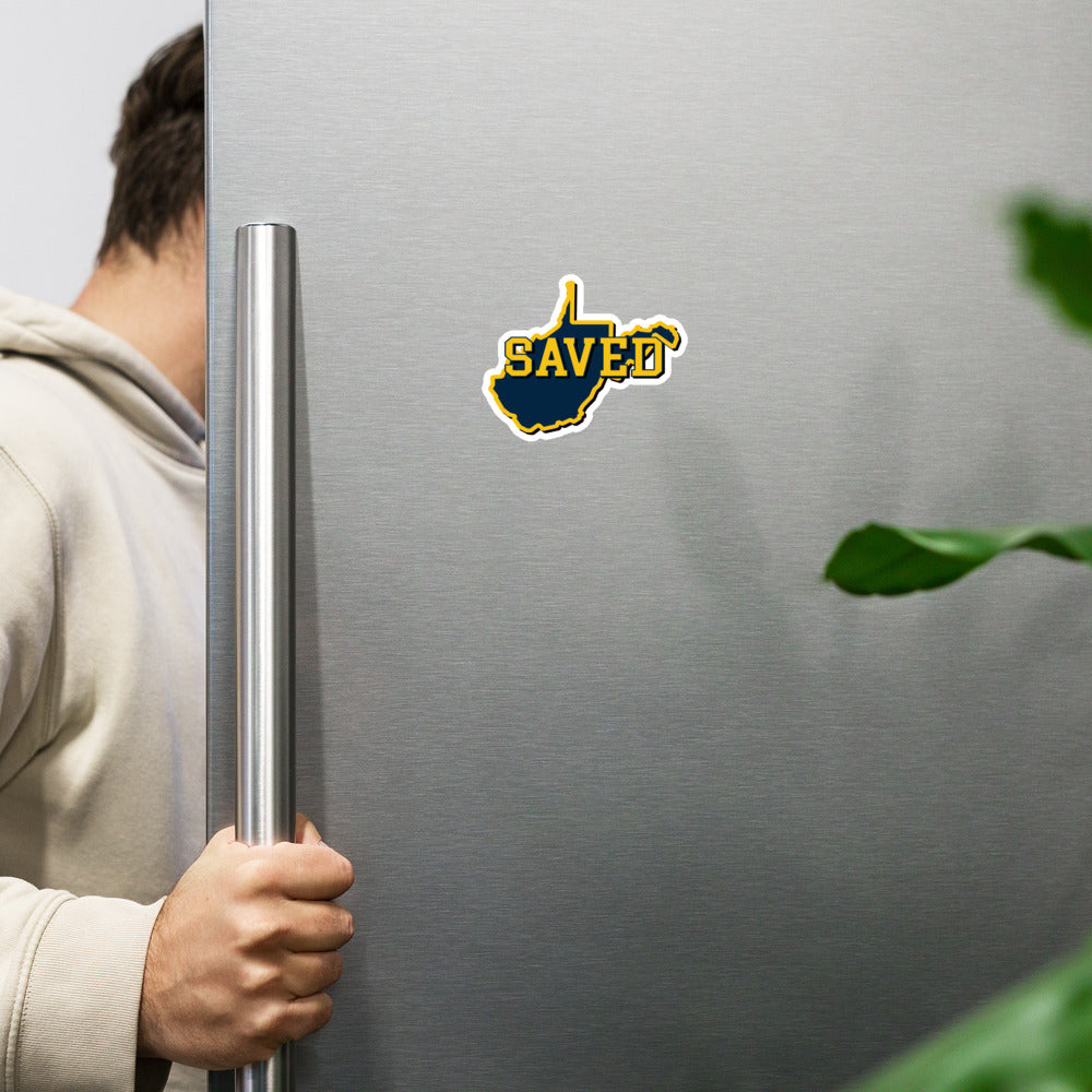 West Virginia Collection™ — SAVED Magnet | Faith & Freedom Edition