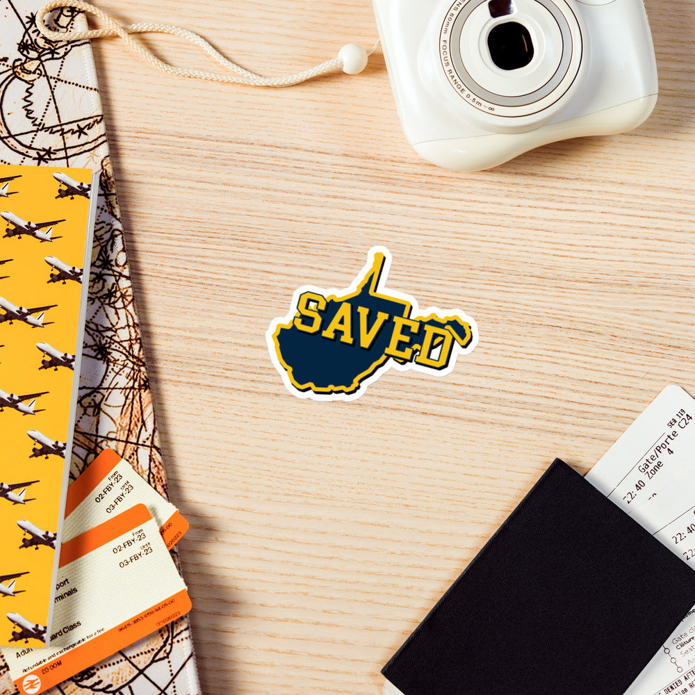 West Virginia Collection™ — SAVED Magnet | Faith & Freedom Edition