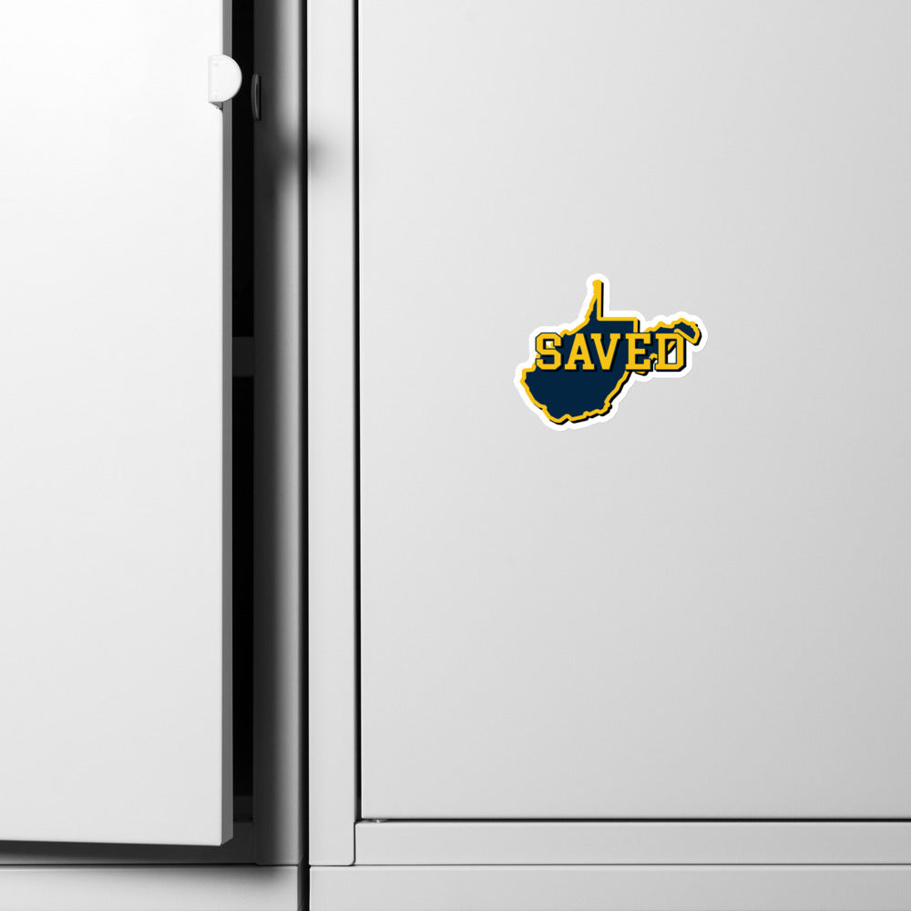 West Virginia Collection™ — SAVED Magnet | Faith & Freedom Edition