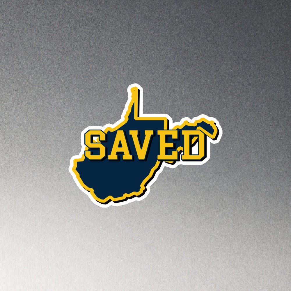 West Virginia Collection™ — SAVED Magnet | Faith & Freedom Edition