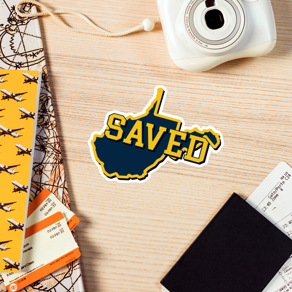 West Virginia Collection™ — SAVED Magnet | Faith & Freedom Edition