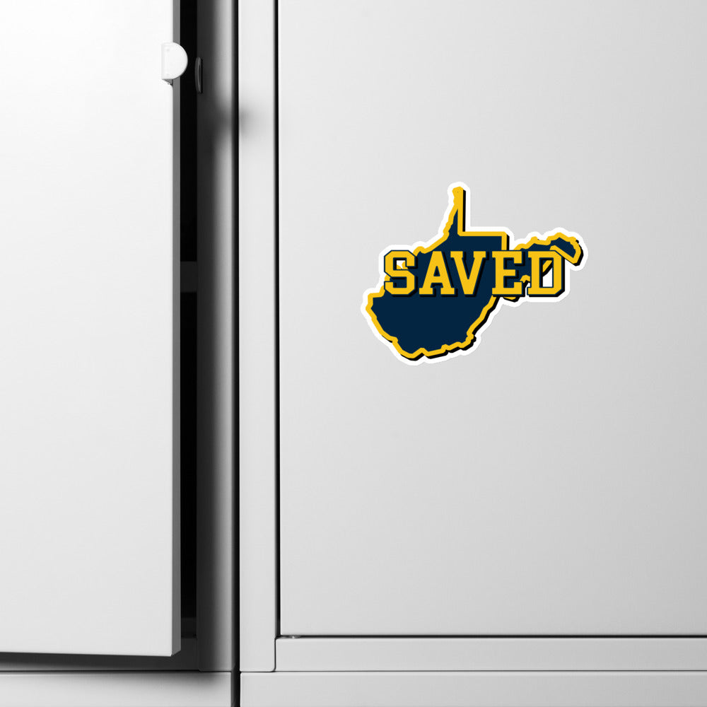 West Virginia Collection™ — SAVED Magnet | Faith & Freedom Edition