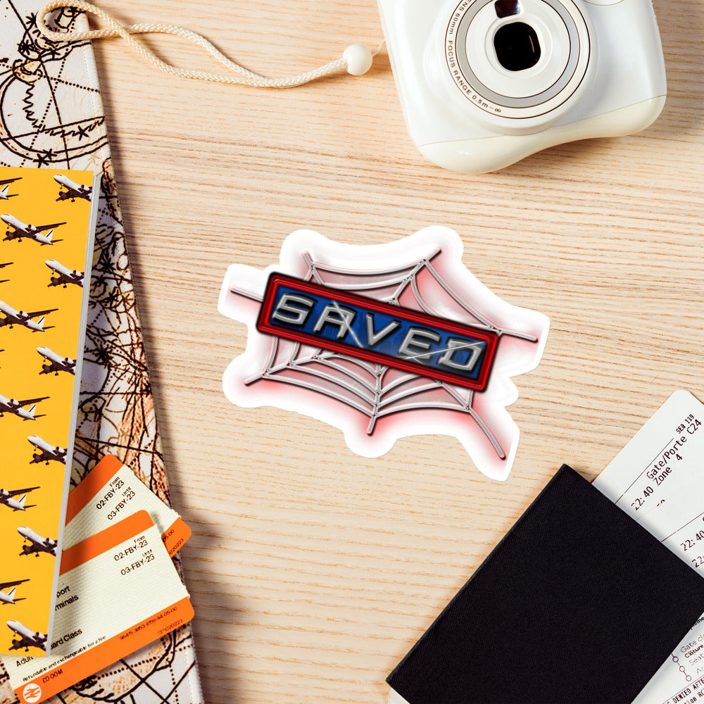 Hero Collection™ —  SAVED Webbed Edition™ Magnet  Die-Cut | Faith • Freedom • Fandom