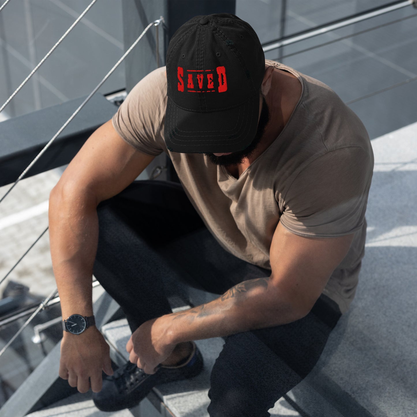 SAVED Collection™ — Tombstone Edition Distressed Dad Hat