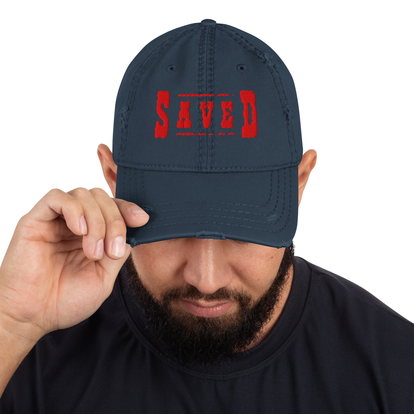 SAVED Collection™ — Tombstone Edition Distressed Dad Hat