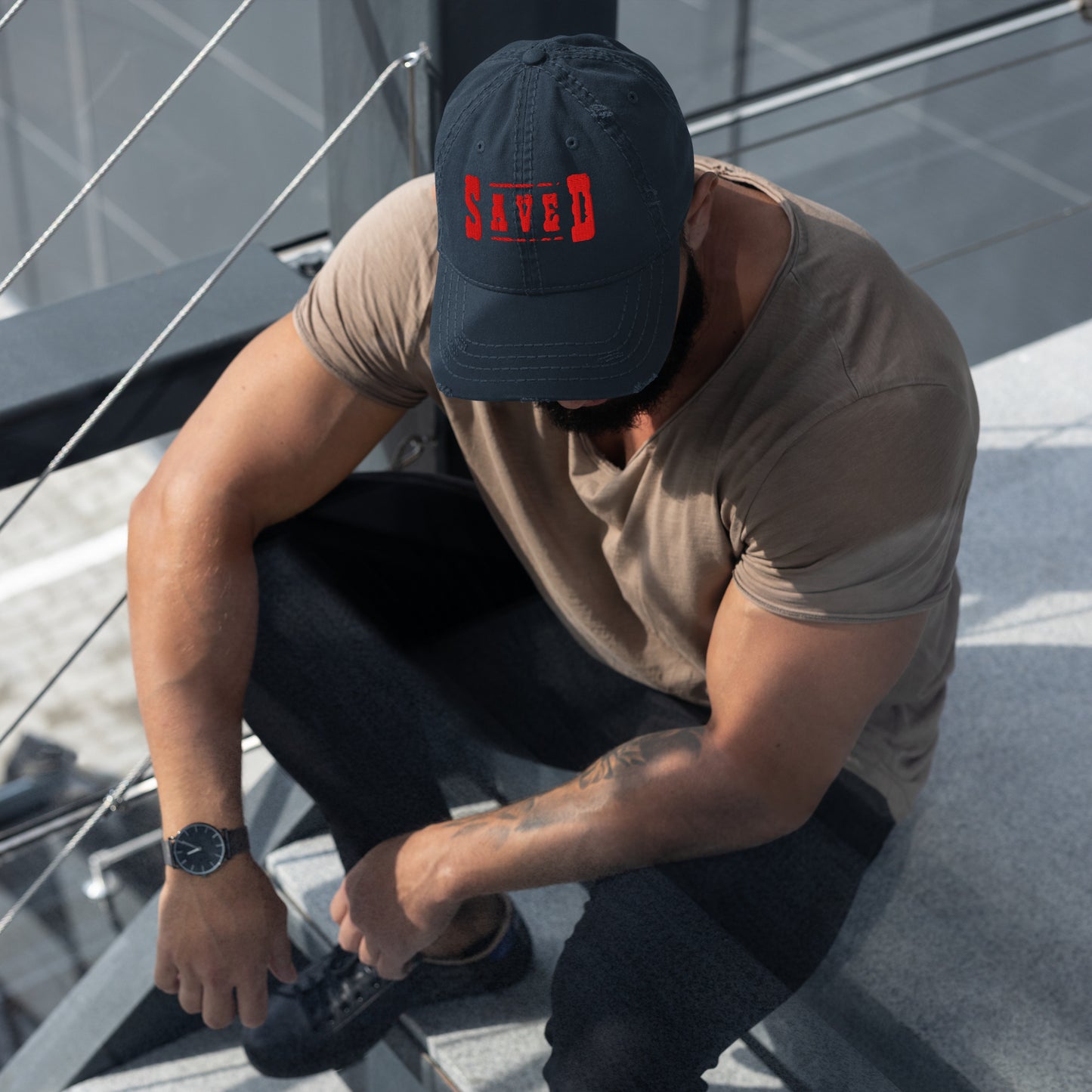 SAVED Collection™ — Tombstone Edition Distressed Dad Hat