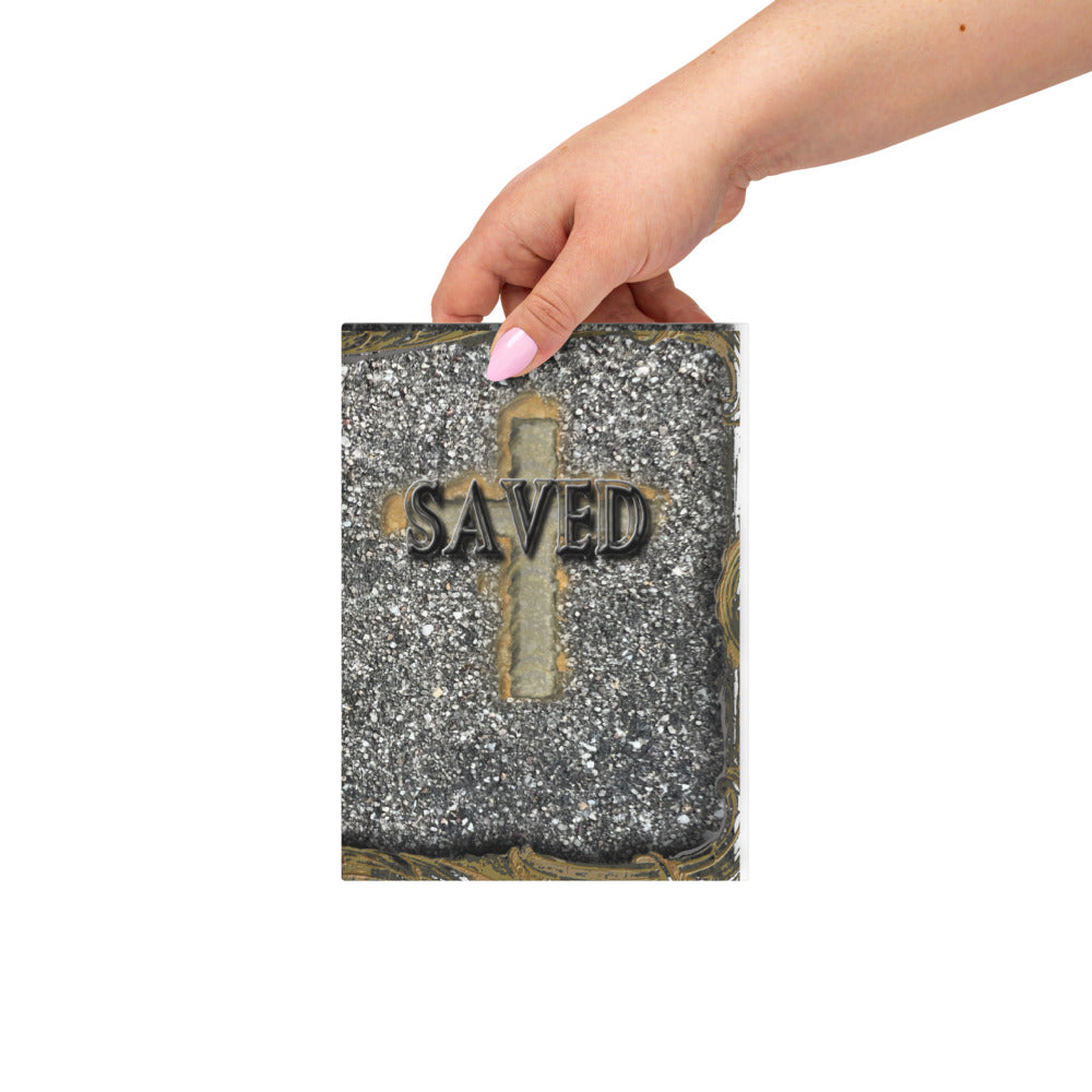 SAVED — Granite Edition™ Hardcover Journal / Prayer Book