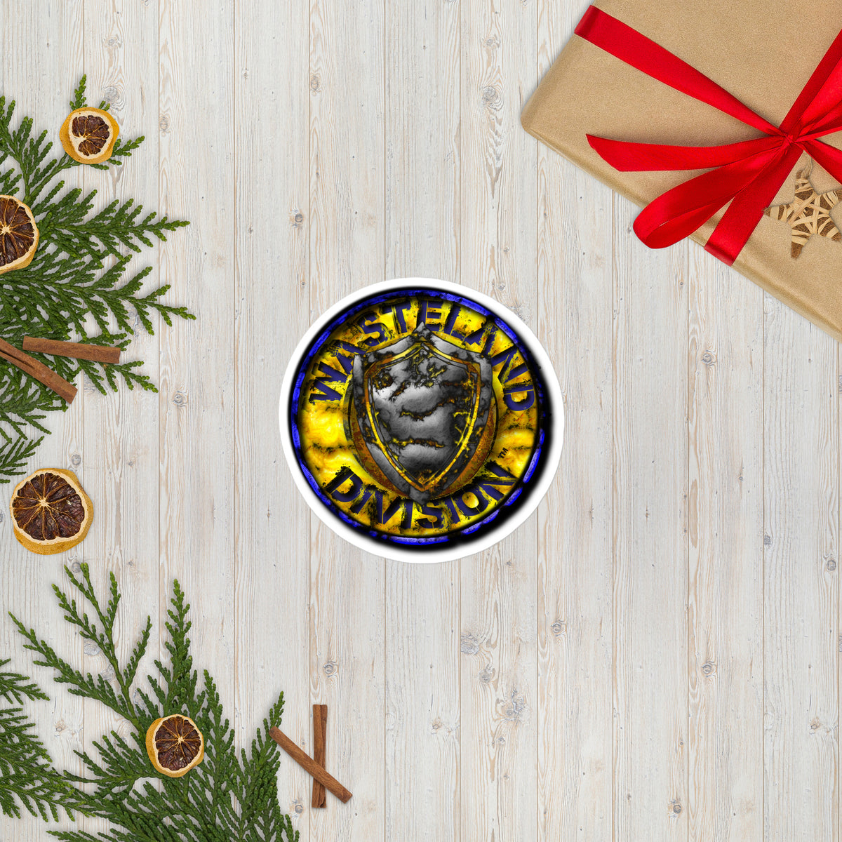Wasteland Division™ – Security Corps Bubble-free stickers