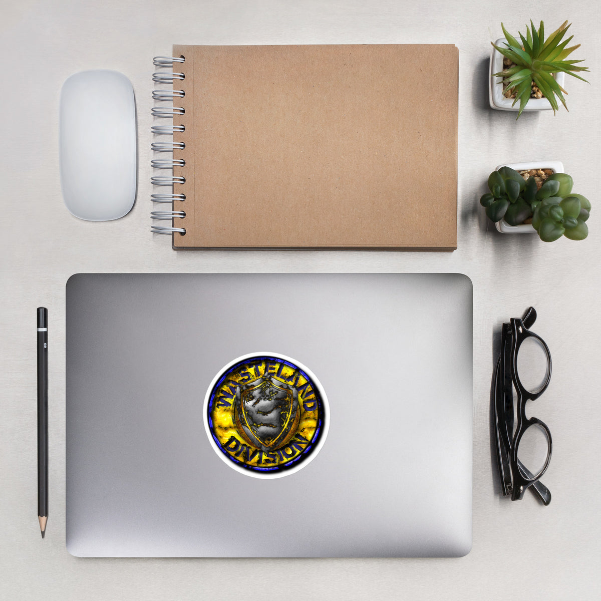Wasteland Division™ – Security Corps Bubble-free stickers