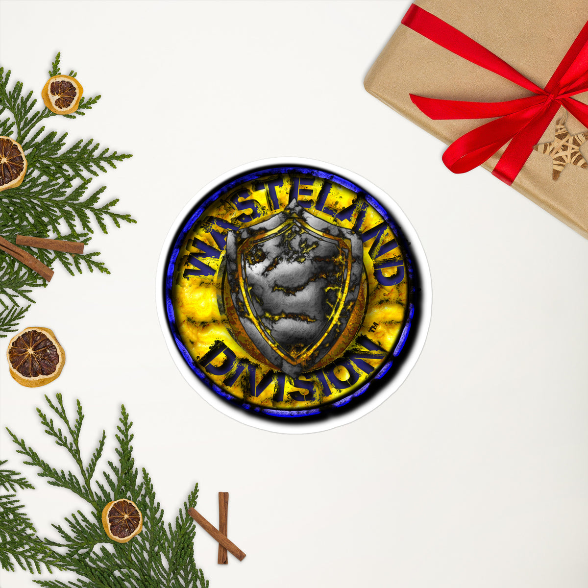 Wasteland Division™ – Security Corps Bubble-free stickers