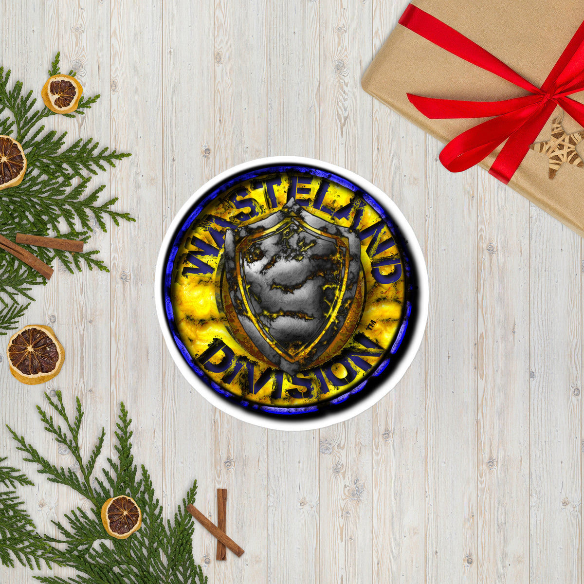 Wasteland Division™ – Security Corps Bubble-free stickers