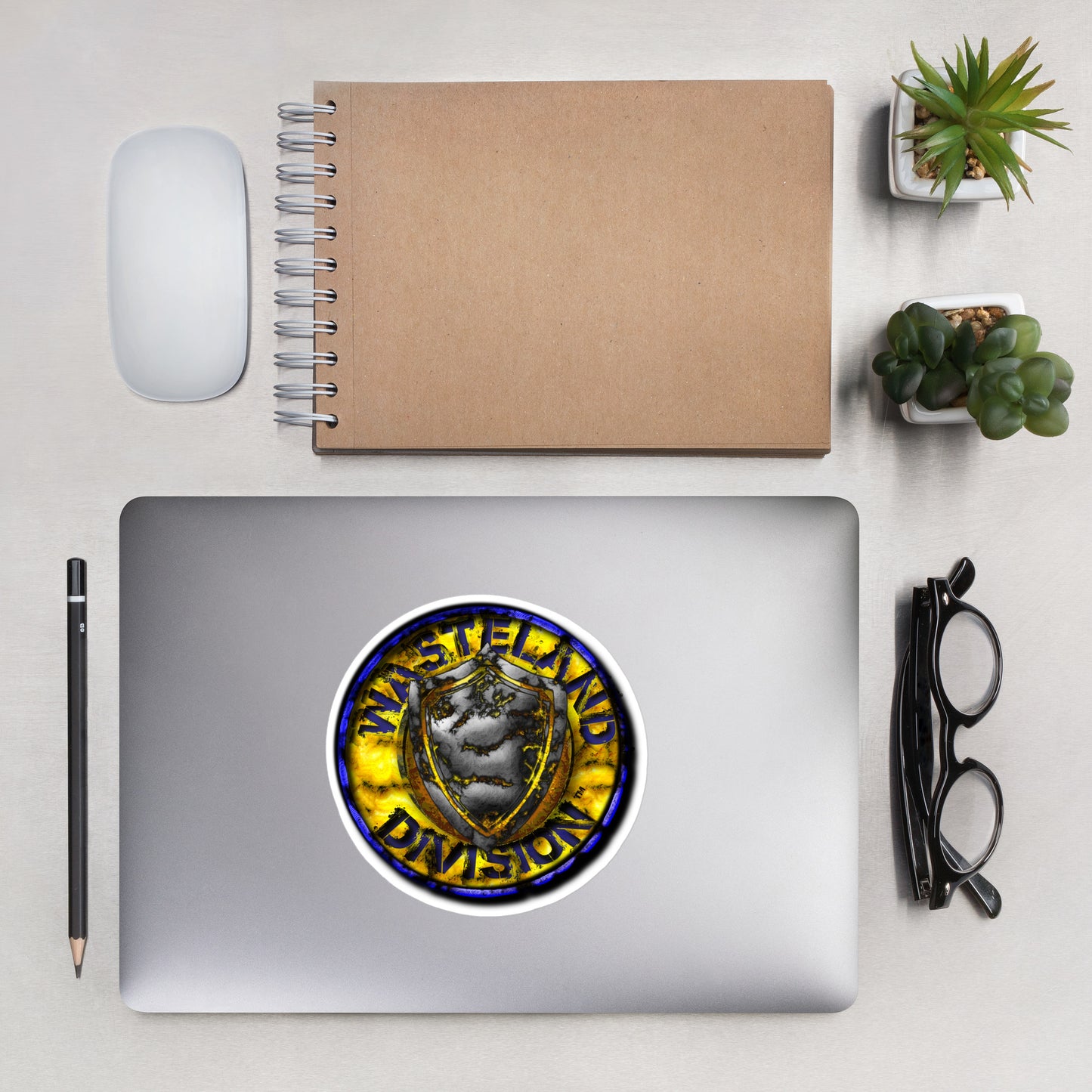 Wasteland Division™ – Security Corps Bubble-free stickers