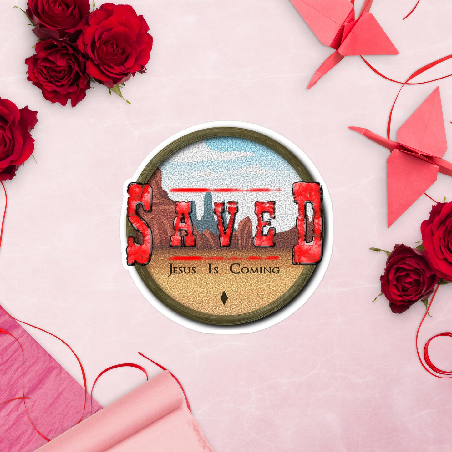 SAVED Collection™ — Tombstone Edition | Kiss-Cut Vinyl Bubble-free stickers