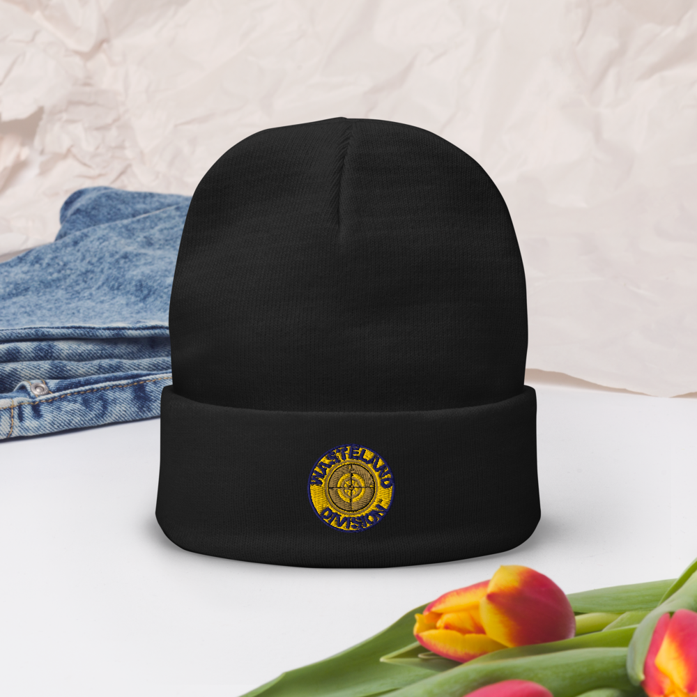 Wasteland Division™ Scout Corps Embroidered Beanie – Recon-Class Cold-Weather Gear