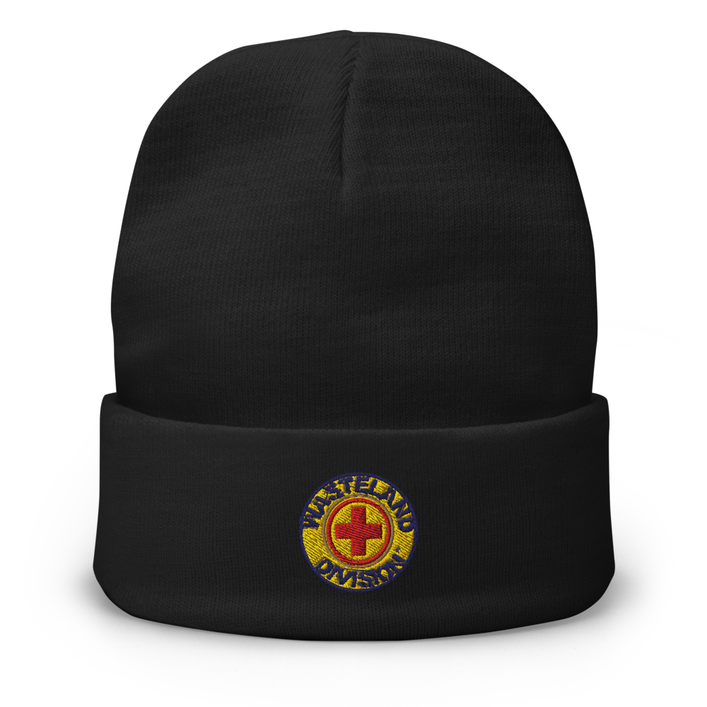 Wasteland Division™ Medic Corps Embroidered Beanie– Standard Issue Cold-Weather Gear