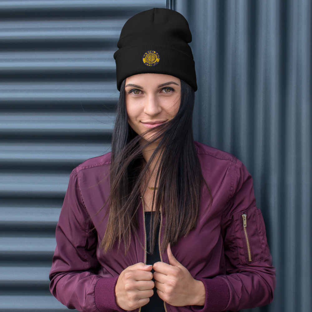 Wasteland Division™ Scout Corps Embroidered Beanie – Recon-Class Cold-Weather Gear