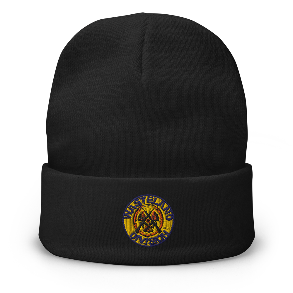 Wasteland Division™ Security Corps Embroidered Beanie – Tactical Cold-Weather Gear