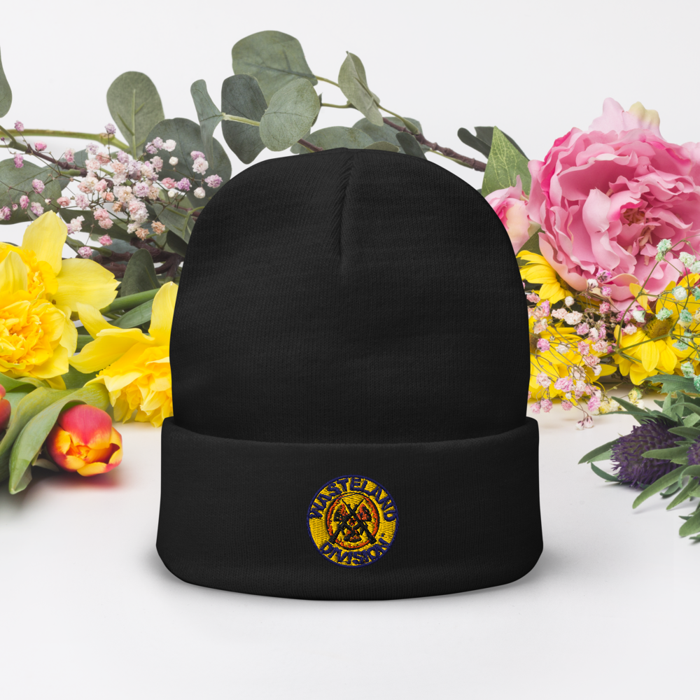 Wasteland Division™ Security Corps Embroidered Beanie – Tactical Cold-Weather Gear