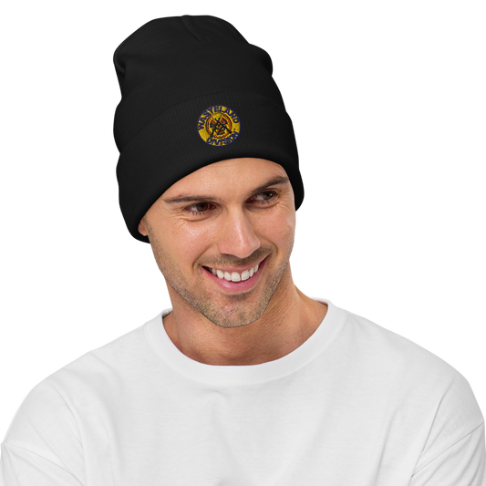 Wasteland Division™ Security Corps Embroidered Beanie – Tactical Cold-Weather Gear