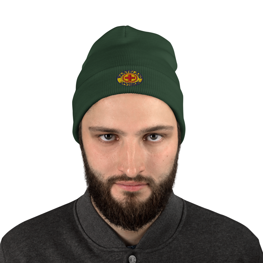 Wasteland Division™ Medic Corps Embroidered Beanie– Standard Issue Cold-Weather Gear