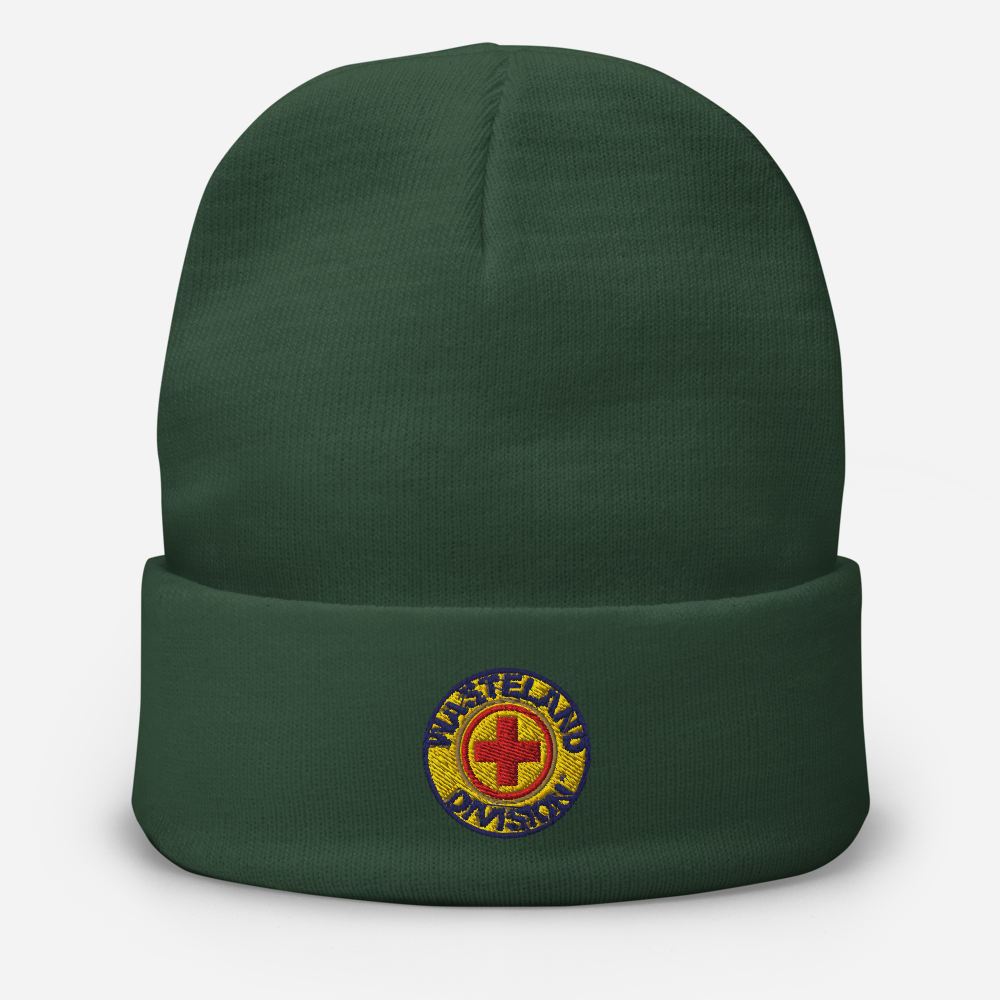 Wasteland Division™ Medic Corps Embroidered Beanie– Standard Issue Cold-Weather Gear