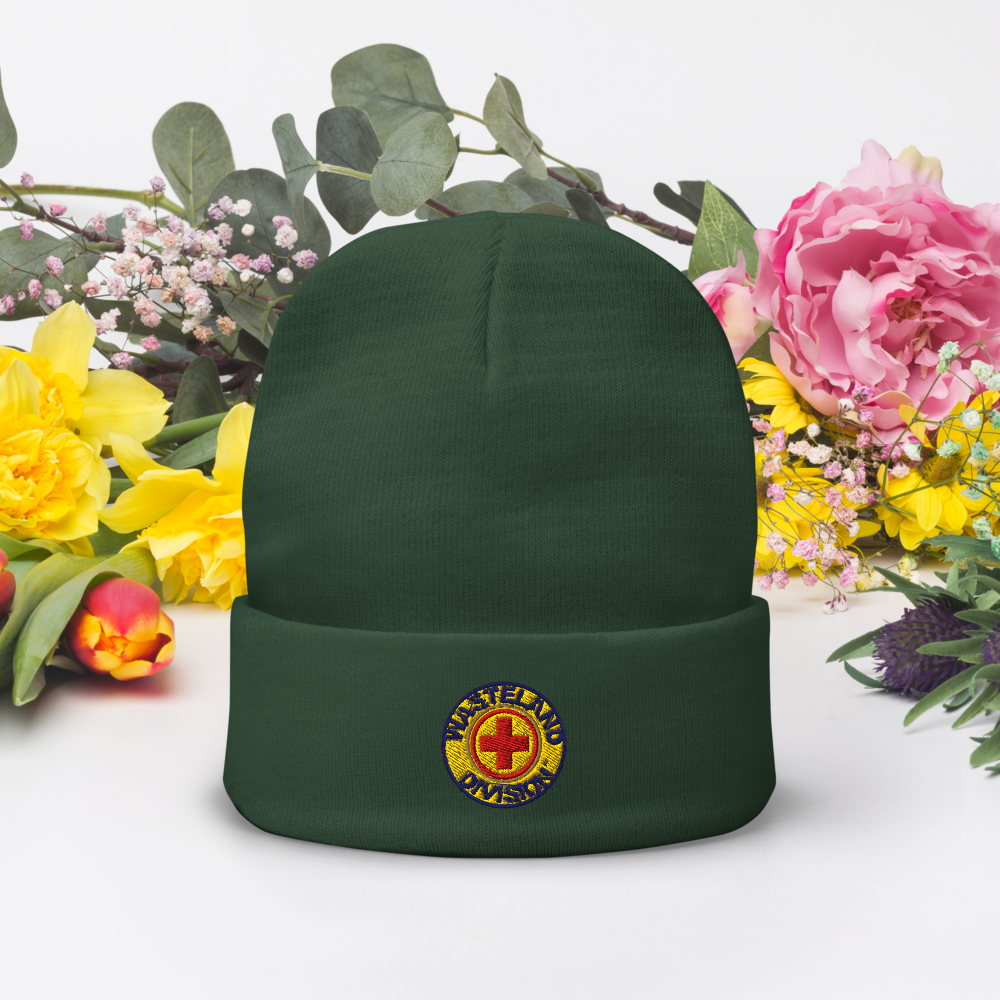 Wasteland Division™ Medic Corps Embroidered Beanie– Standard Issue Cold-Weather Gear