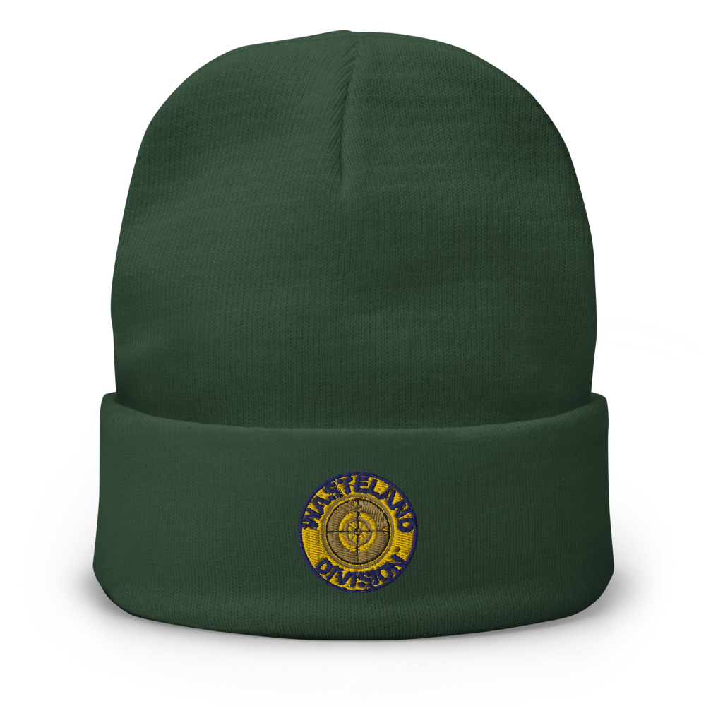 Wasteland Division™ Scout Corps Embroidered Beanie – Recon-Class Cold-Weather Gear