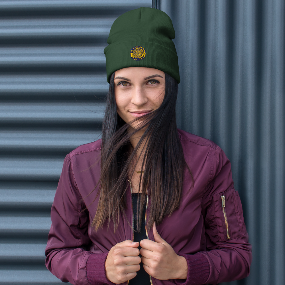 Wasteland Division™ Scout Corps Embroidered Beanie – Recon-Class Cold-Weather Gear