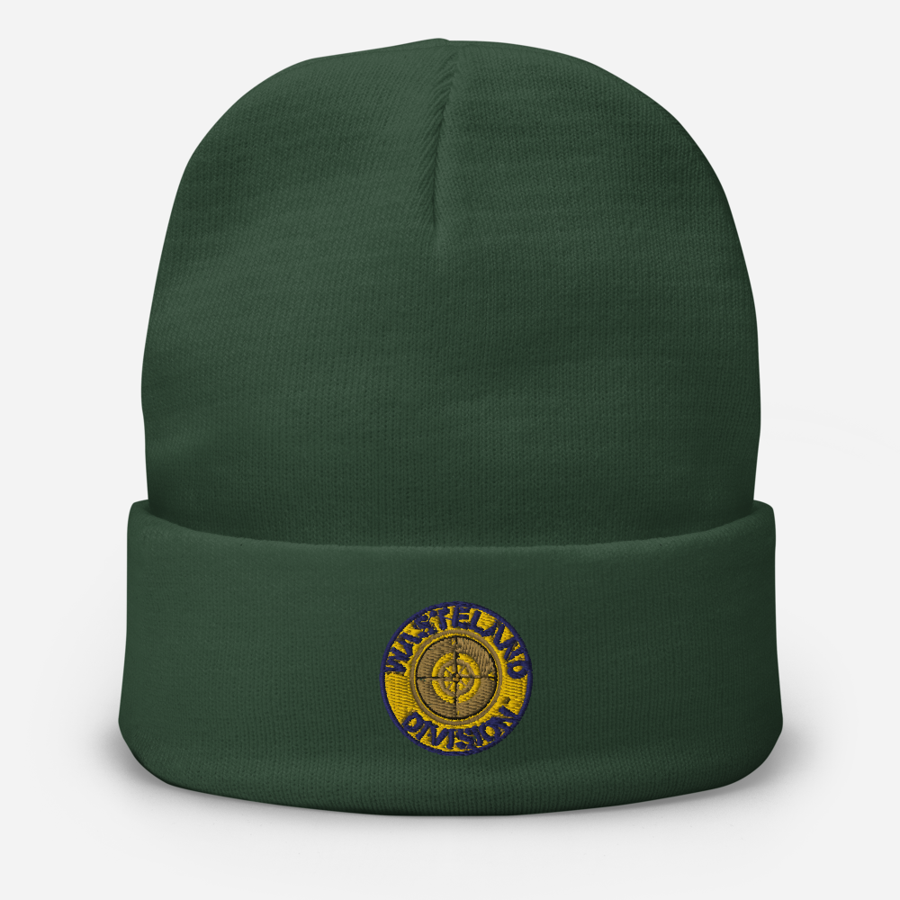 Wasteland Division™ Scout Corps Embroidered Beanie – Recon-Class Cold-Weather Gear