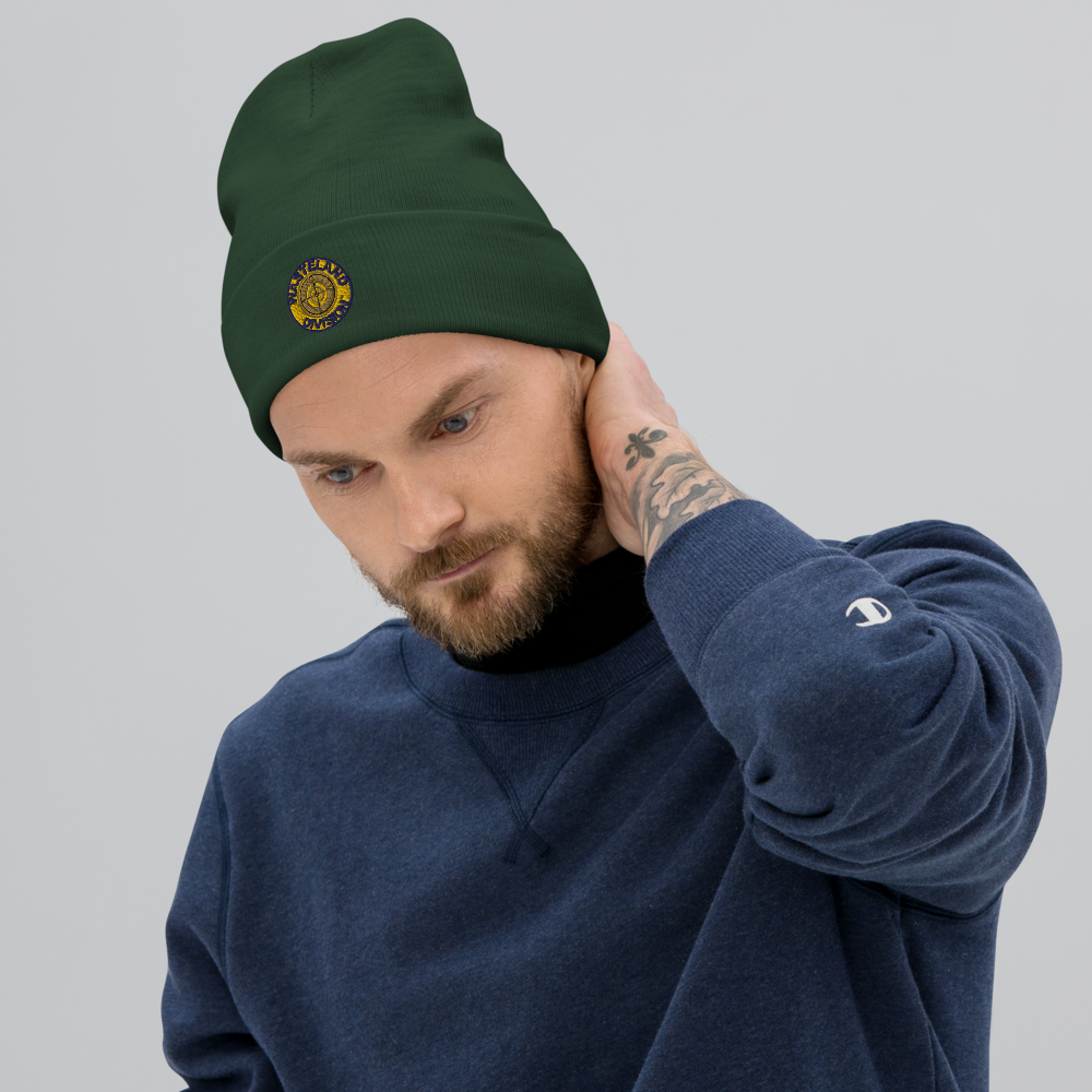 Wasteland Division™ Scout Corps Embroidered Beanie – Recon-Class Cold-Weather Gear