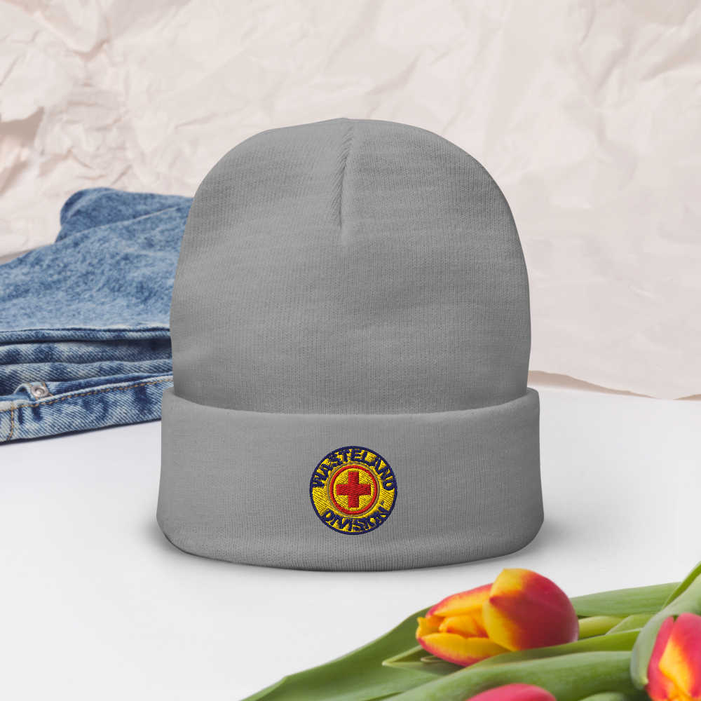 Wasteland Division™ Medic Corps Embroidered Beanie– Standard Issue Cold-Weather Gear